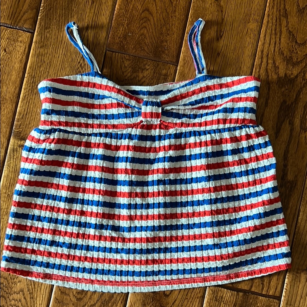 Old Navy Red, White, and Blue Striped Tank
